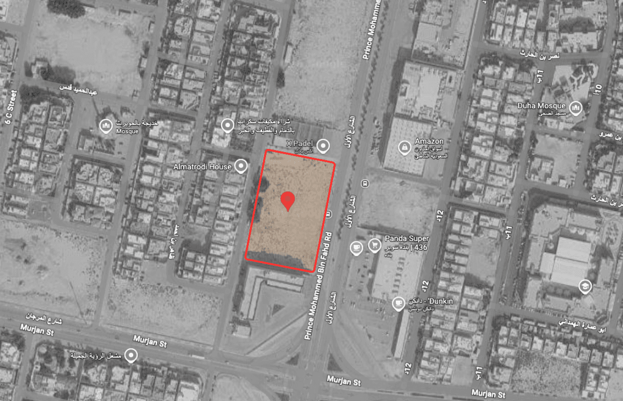 Commercial land in Al Murjan plan